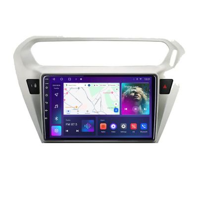 Navigatie Peugeot 301 Citroen C-Elisee B-301 Android Ecran QLED octa core 4+64 carplay android auto KIT-301+EDT-E309V3 v1