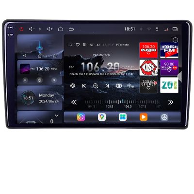 Navigatie Nissan X-Trail 2004-2007 Android radio gps internet 8 core QLED 2K 16+512GB 360 Edotec
