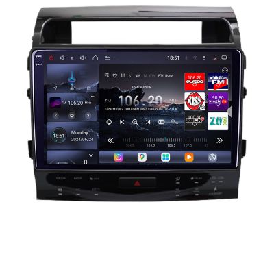 Navigatie Toyota Land Cruiser V8 L200 2009-2020 Qled 2K Octa Core 16+512GB LTE 4G DSP Wifi 5Ghz android auto carplay radio gps internet kit-381-type-b+EDT-E810-2K