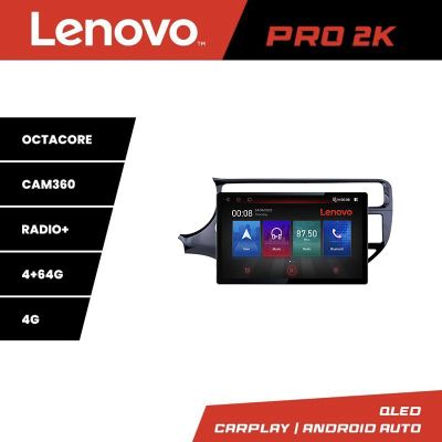 Navigatie Kia Rio K-504 Lenovo PRO 4+64 13 inch 2K android 4G DSP gps internet  8Core