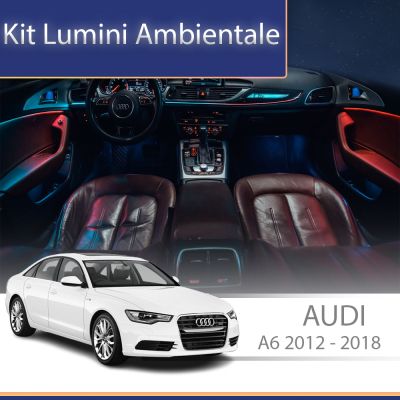 Lumini Ambientale NIGHTVIBE Audi  A6 RS6 C7 2012-2018 set complet control telefon sau sistem original