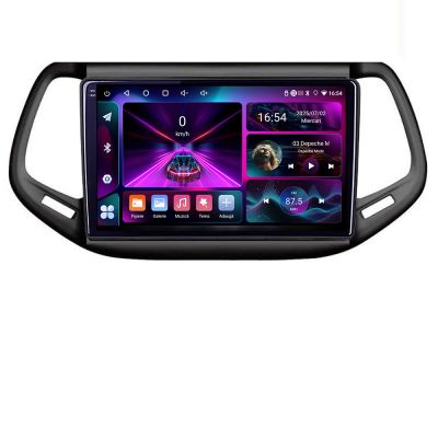 Navigatie Jeep Compass 2017 A-739  4+64 InCell Display 1K Android Waze USB Navigatie Internet Youtube Radio