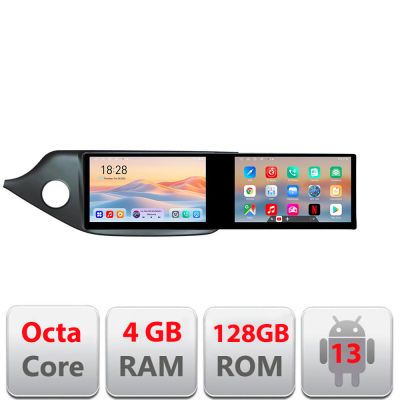 Navigatie Kia Ceed 2012-2018 Kit-KI39 Edotec 2 ecrane  8 core 4+128 21.6 inch Incell android Wifi 5Ghz gps internet  Co