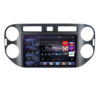 Navigatie VW Tiguan si Golf Plus 2012-2016 Android radio gps internet 8 core QLED 2K 16+512GB 360 Edotec