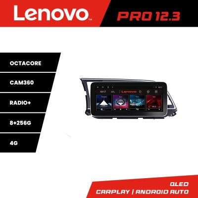Navigatie Hyundai Elantra 2015-2018 K-581 Lenovo PRO 8+256 12.3 inch qled android 4G DSP gps internet  Q