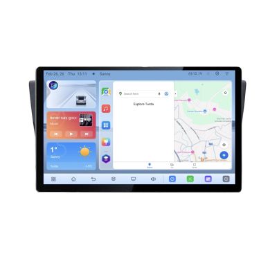 Navigatie dedicata BMW Seria 3 E90 N-095 Edonav ecran 13" 1K 4+64 Android Waze USB Navigatie 4G 360 Toslink Youtube Radio KIT-