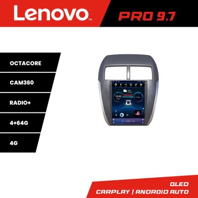 Navigație dedicată Tip Tesla Mitsubishi ASX Radio gps internet 8 Core 4+64 360 4G carplay android auto  GB Kit-tesla-026+PRO-9.7-4+64
