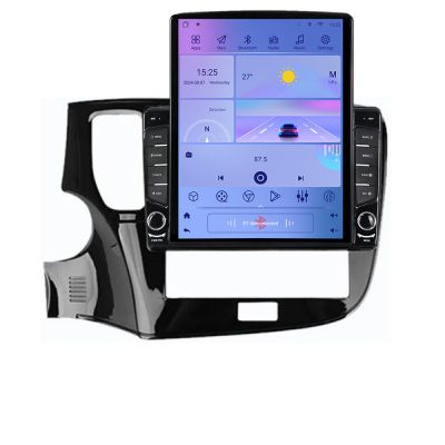 Navigatie Mitsubishi Outlander 2014- H-1230 ecran tip TESLA 9.7" cu Android Radio Bluetooth Internet GPS WIFI 4+32GB D