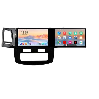 Navigatie Toyota Hilux 2008-2014 Kit-143 Edotec 2 ecrane  8 core 4+128 21.6 inch Incell android Wifi 5Ghz gps internet