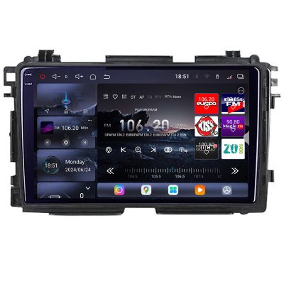 Navigatie Honda HR-V 2013-2018 Android radio gps internet 8 core QLED 2K 16+512GB 360 Edotec