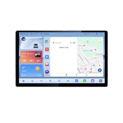 Navigatie dedicata Ford Transit Focus Kuga N-transit Edonav ecran 13" 1K 4+64 Android Waze USB Navigatie 4G 360 Toslink Youtub