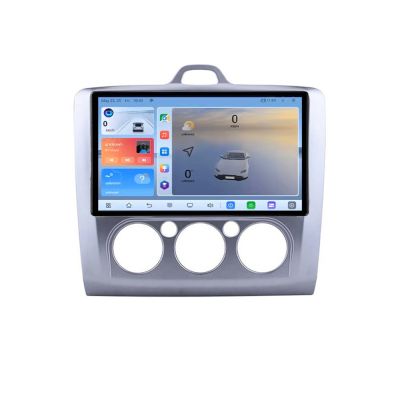 Navigatie Ford Focus clima manuala C-140-manual Android 8 Core 2.2 Ghz 8+128 Qled 1K ADAS 4G LTE GPS 360 KIT-140-manual+EDT-E409V3