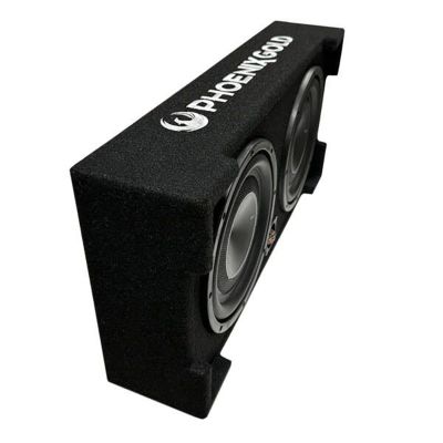Subwoofer pasiv cu incinta, Phoenix Gold, 350 w rms, 700 w max, difuzor 2x10", 2 ohm