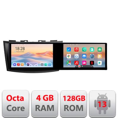 Navigatie Suzuki Swift 2010-2017 Edotec 2 ecrane  8 core 4+128 21.6 inch Incell android Wifi 5Ghz gps internet  Kit-179