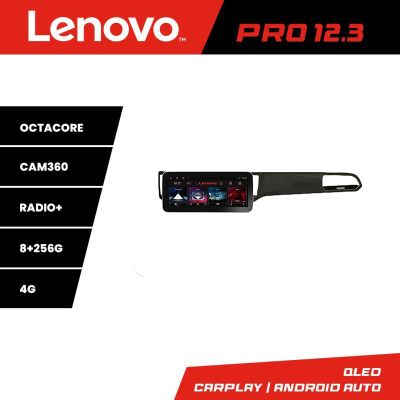 Navigatie VW Golf Sportsvan 2016-2021 K-sportsvan Lenovo PRO 8+256 12.3 inch qled android 4G DSP gps internet