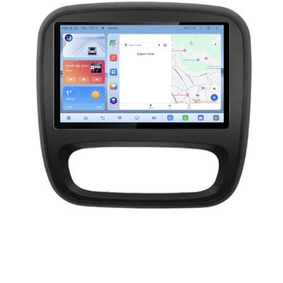 Navigatie dedicata Renault Trafic 2014-2017 N-rt09 Edonav ecran 13" 1K 4+64 Android Waze USB Navigatie 4G 360 Toslink Youtube V2