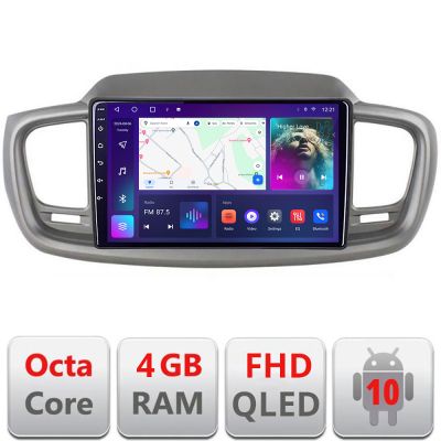 Navigatie Kia Sorento 2015-2018 B-6528 Android Ecran QLED octa core 4+64 carplay android auto KIT-6528+EDT-E310V3