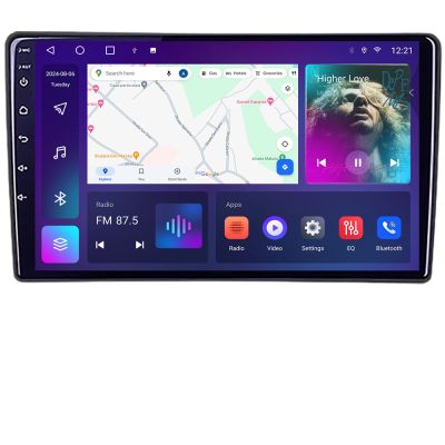 Navigatie Ford Focus C-max S-max Galaxy Mondeo unitati ovale dedicata Android QLED octa core 4+64 4G DSP FHD carplay android auto radio gps internet Android kit-ford-oval+EDT-E309v3
