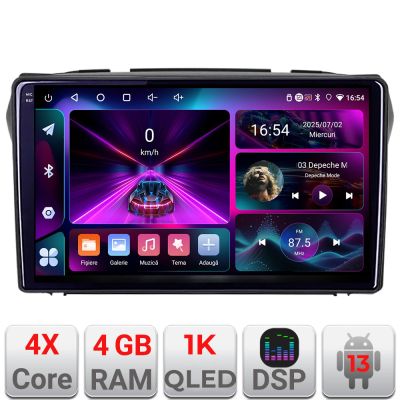 Navigatie Suzuki Alto 2009-2016 Android radio gps internet 4+64 InCell Display 1K KIT-alto+EDT-E209-RK