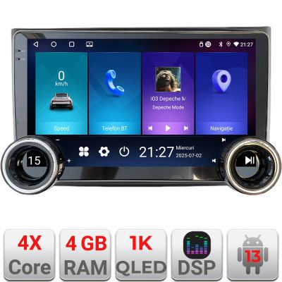 Navigatie Volvo XC90 2002-2014 dedicata Android cu butoane radio gps internet 4+64 InCell display Qled 1K Rockchip Kit-+EDT-E211-RK