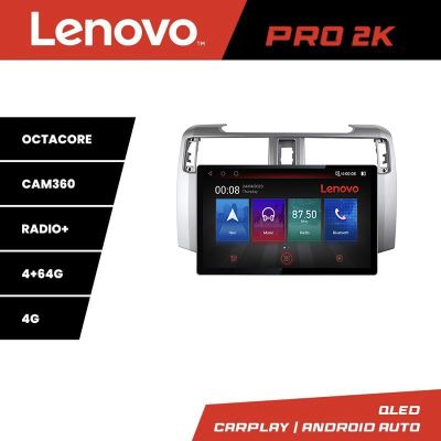 Navigatie Toyota 4runner 2009-2019 Lenovo PRO 4+64 13 inch 2K android 4G DSP gps internet  KIT-4runner
