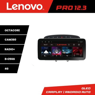 Navigatie Peugeot 308 K-038 Lenovo PRO 8+256 12.3 inch qled android 4G DSP gps internet  8Core