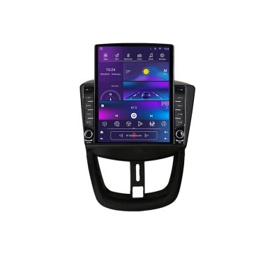 Navigatie Peugeot 207 G-PE01 ecran tip TESLA 9.7" cu Android Radio Bluetooth Internet GPS WIFI 4+32GB DSP 4G Octa Core
