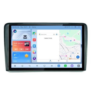 Navigatie VW PQB Qled 1K Octa Core 4+64 LTE 4G DSP Wifi 5Ghz android auto carplay radio gps internet EDT-E413V3 v2