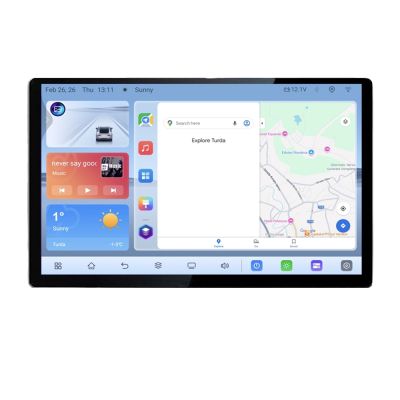 Navigatie dedicata Honda CRV 2016-2022 N-CRV19 Edonav ecran 13" 1K 4+64 Android Waze USB Navigatie 4G 360 Toslink Youtube Radi