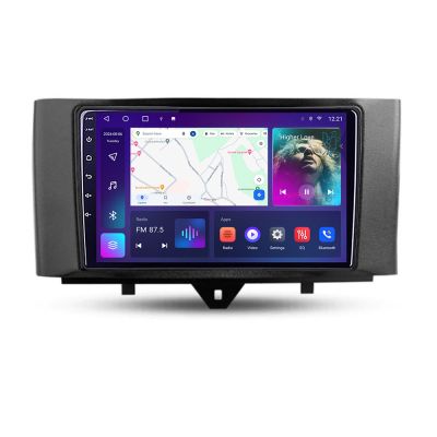 Navigatie Smart For Two 2010-2015 B-Smart10 Android Ecran QLED octa core 4+64 carplay android auto KIT-SMART10+EDT-E309V3