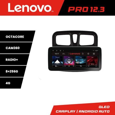 Navigatie Dacia Sandero 2012-2020 var B Lenovo PRO 8+256 12.3 inch qled android 4G DSP gps internet a