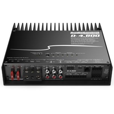 Amplificator de mare putere cu DSP Matrix 4 canale cu Accubass® 12V Audio Control D-4.800, 4 x 200 watts, in 2 sau 4 ohm, clasa D