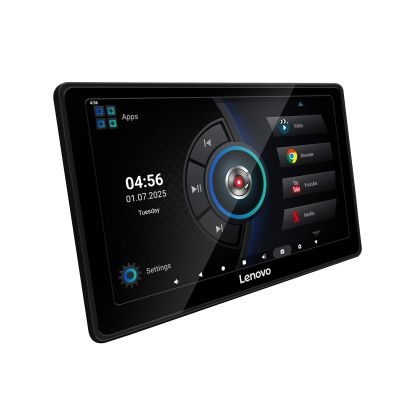 Monitor Android LENOVO-F1A-HM01 tetieră cu prindere universală, procesor Quadcore, 4GB ram, 64GB stocare, ecran 10.1 inci, USB, bluetooth