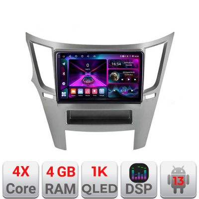 Navigatie Subru Legacy 2010-2015 A-458  4+64 InCell Display 1K Android Waze USB Navigatie Internet Youtube Radio