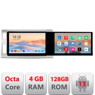 Navigatie Toyota Estima 2006-2013 Edotec 2 ecrane  8 core 4+128 21.6 inch Incell android Wifi 5Ghz gps internet