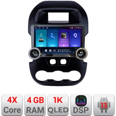 Navigatie Ford Ranger Kit-245 Edotec  4+64 10.5 inch Incell 1K android Wifi 5Ghz gps internet