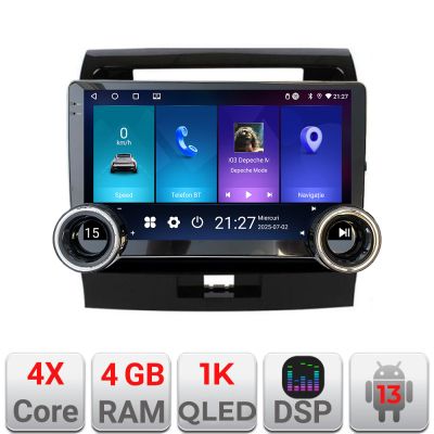 Navigatie TOYOTA Land Cruiser L200 Kit-381 Edotec  4+64 10.5 inch Incell 1K android Wifi 5Ghz gps internet