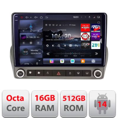 Navigatie dedicata Chevrolet Camaro 2008-2015 Qled 2K Octa Core 16+512 LTE 4G DSP Wifi 5Ghz android auto carplay radio gps internet EDT-E809-2K