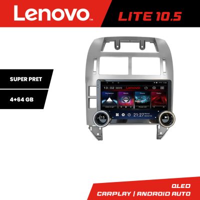 Navigatie VW Polo 2004-2011 Lenovo  8 core 4+64 10.5 inch Incell 1K android Wifi 5Ghz gps internet  Kit-polo