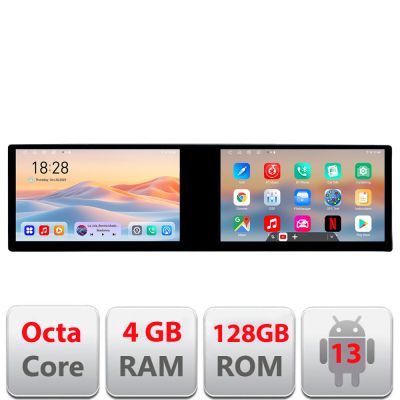 Navigatie Toyota Edotec 2 ecrane  8 core 4+128 21.6 inch Incell android Wifi 5Ghz gps internet  Kit-toyota-universal