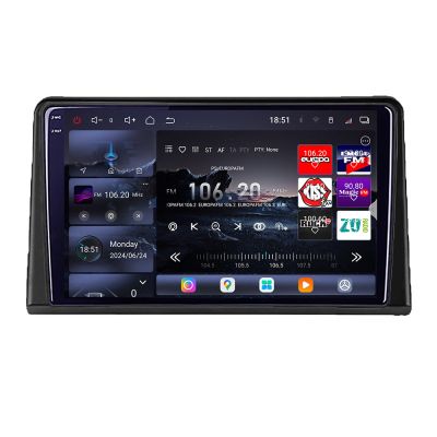 Navigatie Renault Express 2020+ Android radio gps internet 8 core QLED 2K 16+512GB 360 Edotec