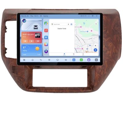 Navigatie dedicata Nissan Patrol 2005-2011 Edonav ecran 13" 1K 4+64 Android Waze USB Navigatie 4G 360 Toslink Youtube Radio KIT-patrol si E
