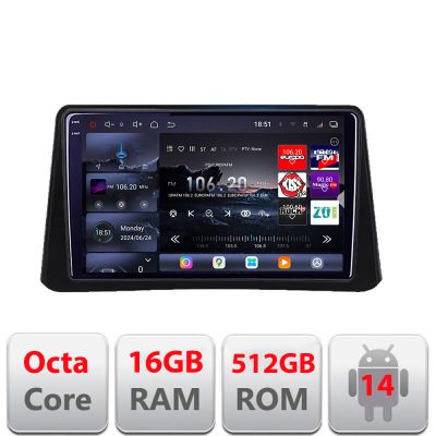 Navigatie Opel Mokka 2012-2016 Edotec Kit-MOKKA1 8 core QLED 2K 16+512GB 360 Android Waze USB Navigatie Internet Youtube Radio v1