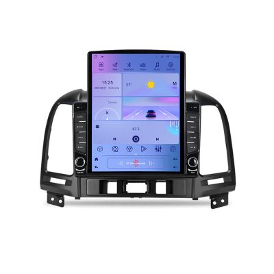 Navigatie Hyundai Santa Fe 2007-2012 G-008 ecran tip TESLA 9.7" cu Android Radio Bluetooth Internet GPS WIFI 4+32GB DS