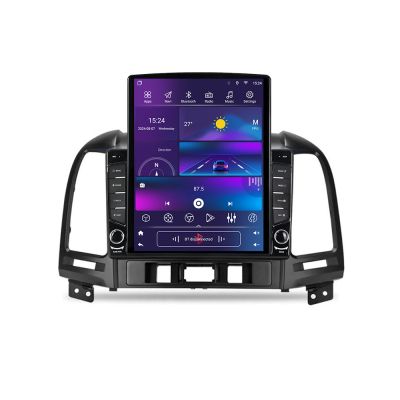 Navigatie Hyundai Santa Fe 2007-2012 G-008 ecran tip TESLA 9.7" cu Android Radio Bluetooth Internet GPS WIFI 4+32GB DS