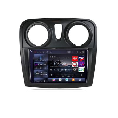 Navigatie Dacia Sandero Logan 2012-2020 Edotec Kit-sandero 8 core QLED 2K 16+512GB 360 Android Waze USB Navigatie Internet Youtube Radio