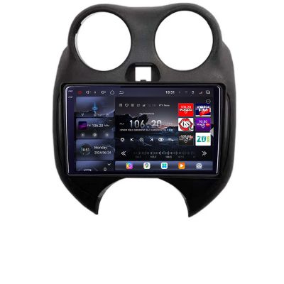 Navigatie Nissan Micra 2010-2014 Android radio gps internet 8 core QLED 2K 16+512GB 360 Edotec
