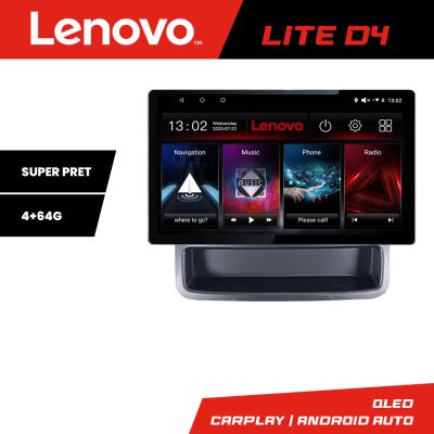 Navigatie Renault Traffic 2009-2014 Lenovo QLED 1K 4+64 WIFI 5Ghz carplay android auto Android Kit-+EDT-LITE-D4-10-4+64