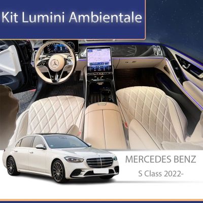Lumini Ambientale NIGHTVIBE Mercedes Benz W223 trimuri bord control telefon sau sistem original