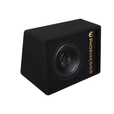 Subwoofer activ Phoenix Gold, difuzor 8", 125 W RMS, 500 W Max, kit de cabluri incluse
